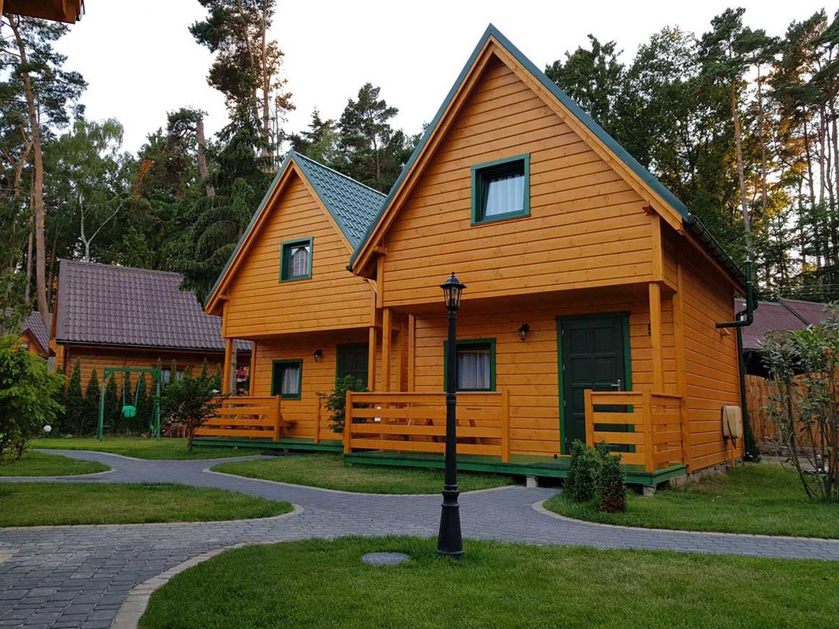 Zielone Domki Поберово Экстерьер фото