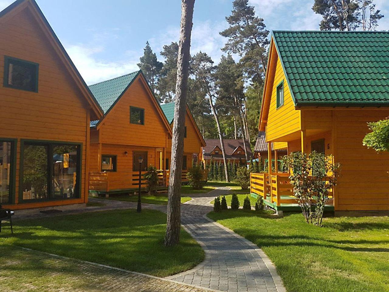 Zielone Domki Поберово Экстерьер фото